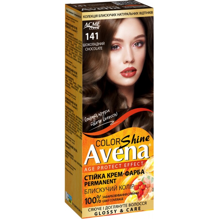 Крем-фарба Acme Avena Gloss Color №141 Шоколадний 133 мл (502551) - 